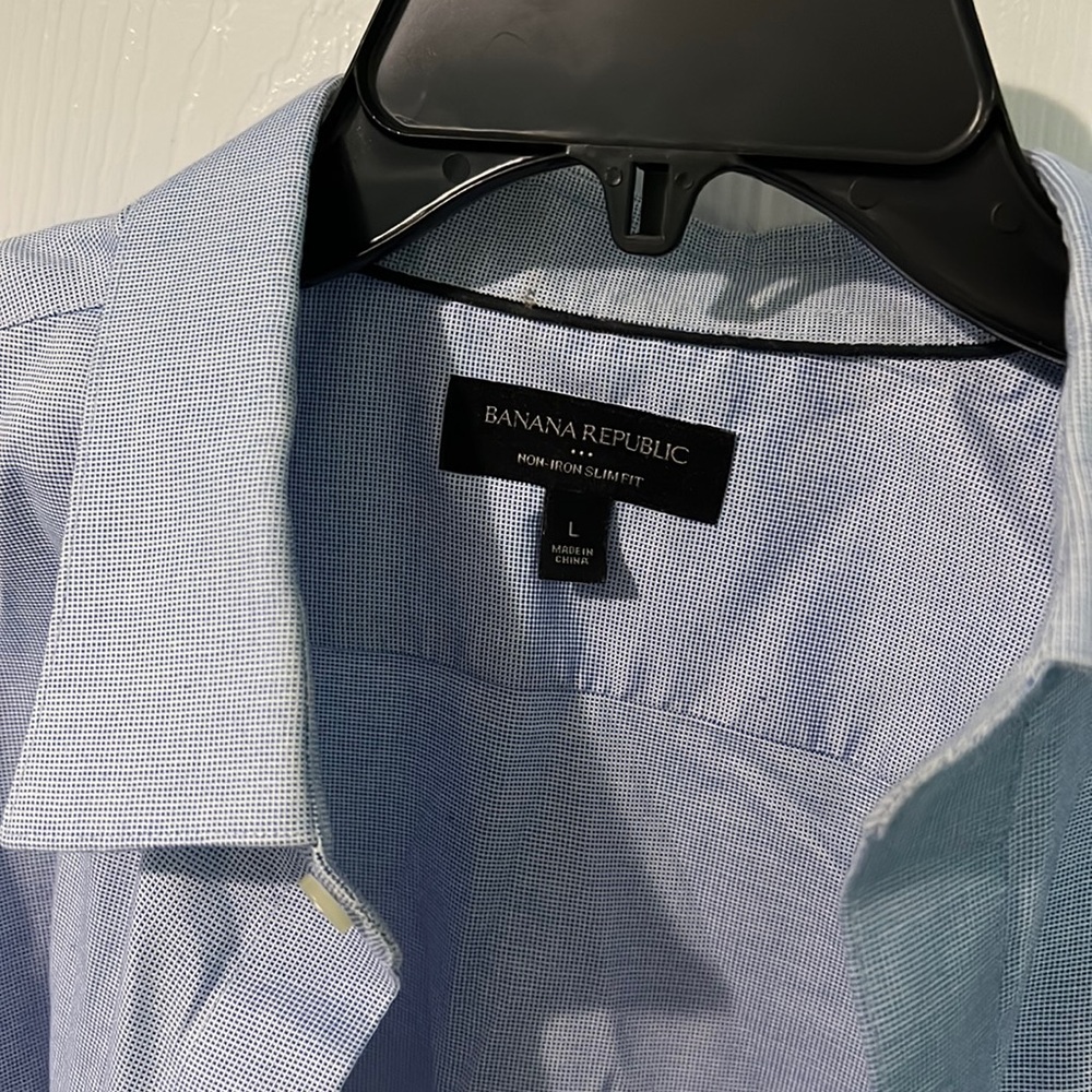Banana Republic Dress Shirt non- iron slim fit